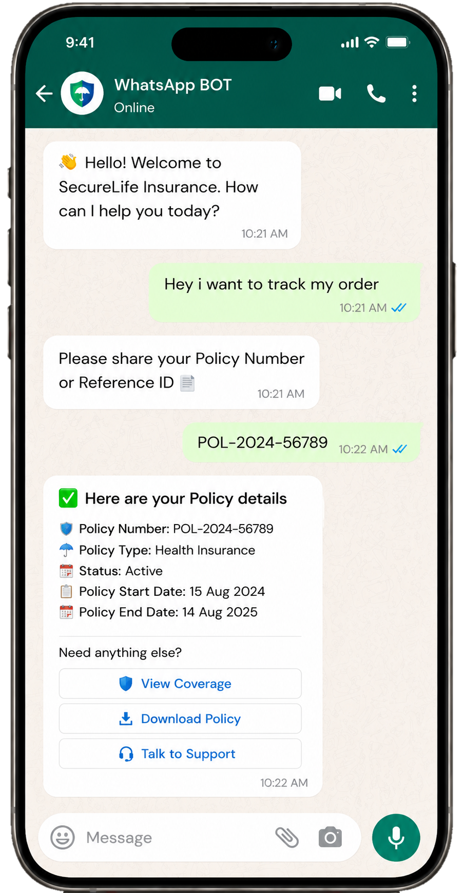 WhatsApp BOT Chat Flow 3